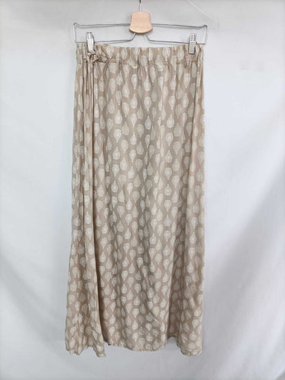 OTRAS. Falda larga beige Tu (s/m)