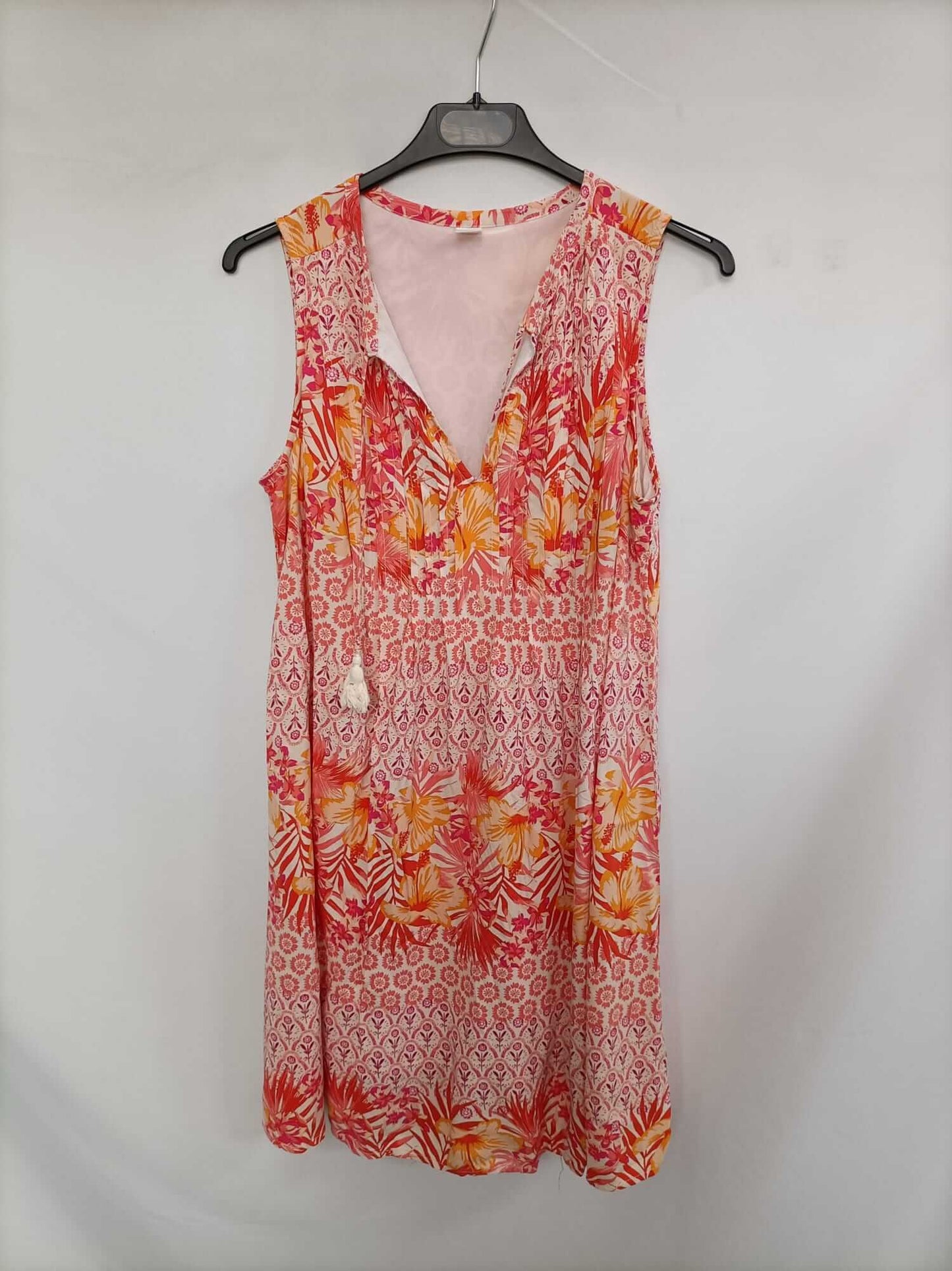 OLD NAVY. Vestido corto flores T.s