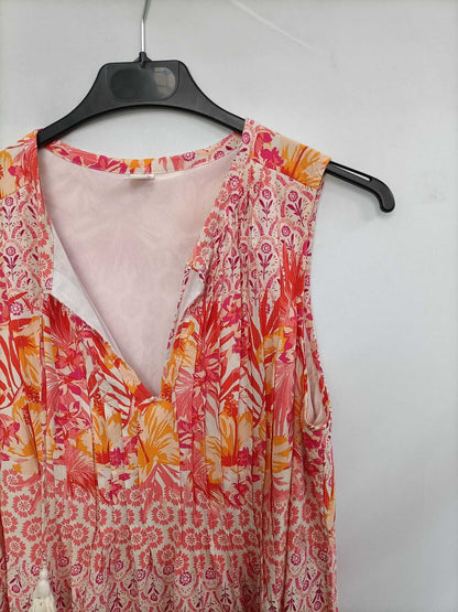 OLD NAVY. Vestido corto flores T.s