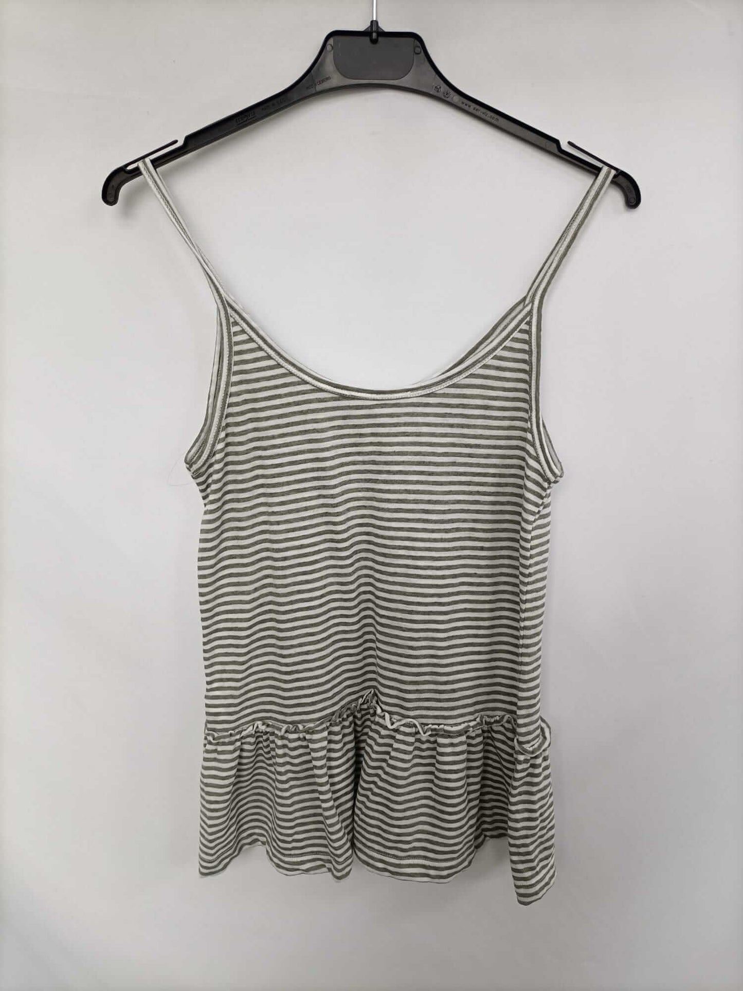 GREEN COAST. Top rayas y botones T.xs