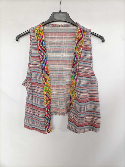 OTRAS. Chaleco rayas étnico Tu (s/m)