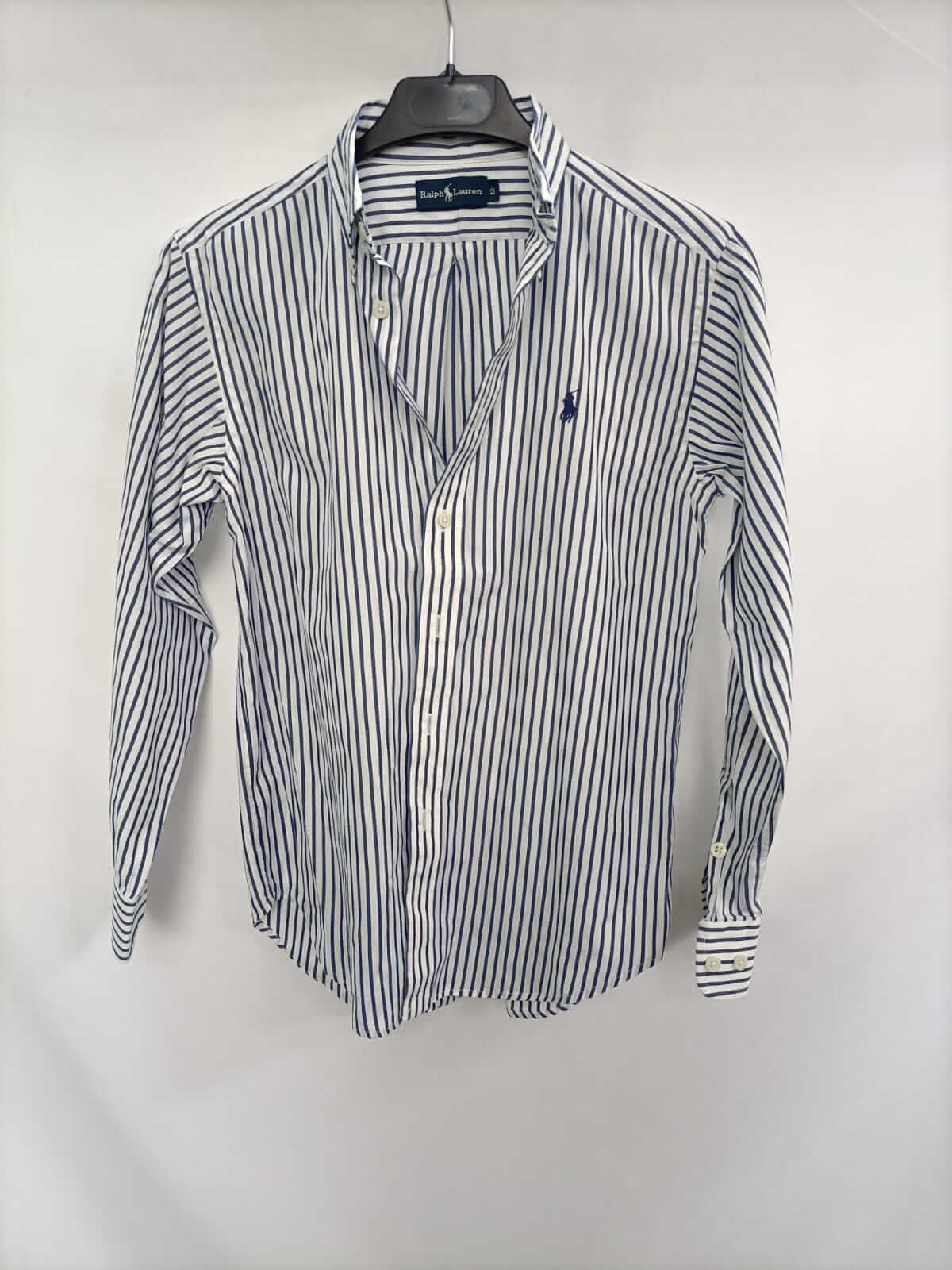 RALPH LAUREN. Camisa de rayas azul y blanca T.12 – Hibuy market