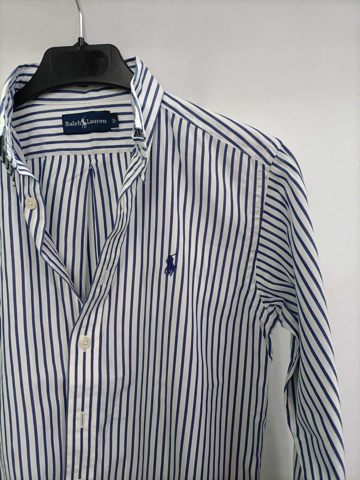 Rayas Blusas Ralph Lauren Para Mujer RALPH Camisa De Rayas Azul Y