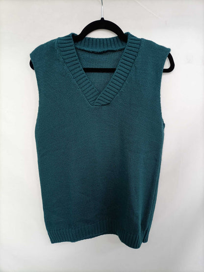 OTRAS. Jersey verde sin mangas TU (m/l)