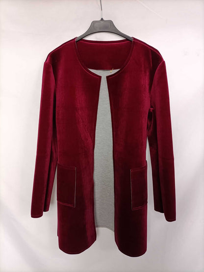 OTRAS. Abrigo burdeos T.u (s/m)