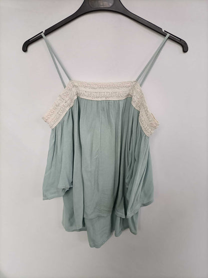 FOREVER21. Top verde agua T.m