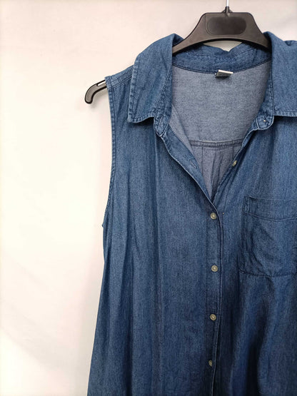 OLD NAVY. Vestido corto denim T.m