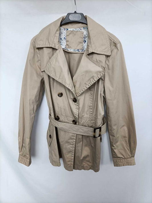 OTRAS. Gabardina beige Tu (s/m)