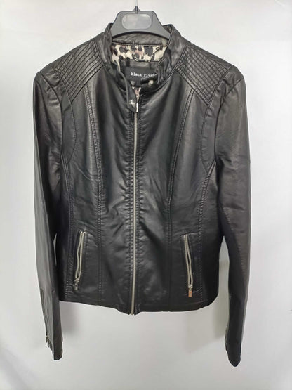BLACK RIVET. Cazadora efecto piel T.m