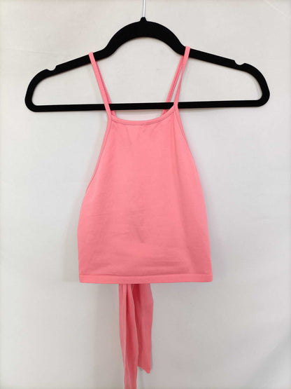 LEFTIES. Top rosa chicle T.s