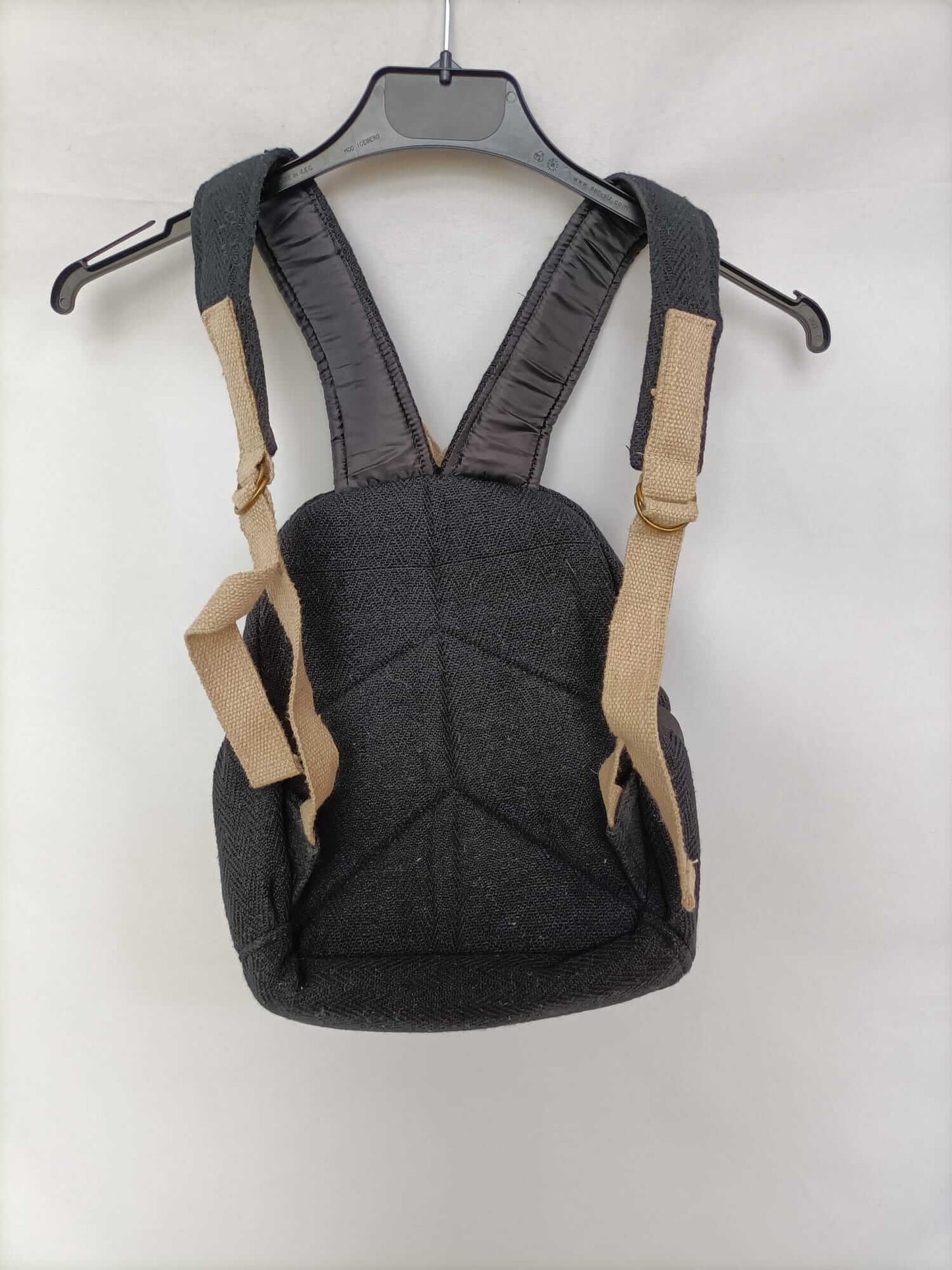 HEMP&HOPE. Mochila mini negra