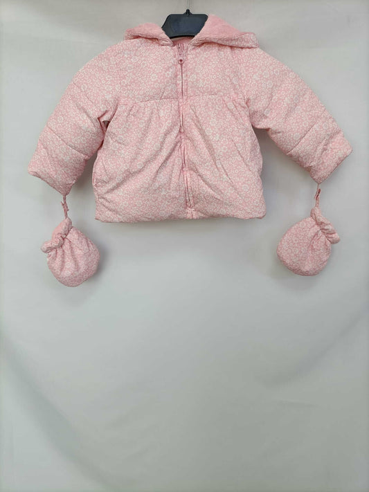 OTRAS.Plumas rosa pelito interior T.9-12 meses