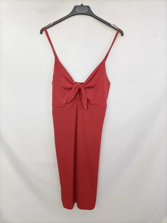 OTRAS. Vestido midi teja Tu (m/l)