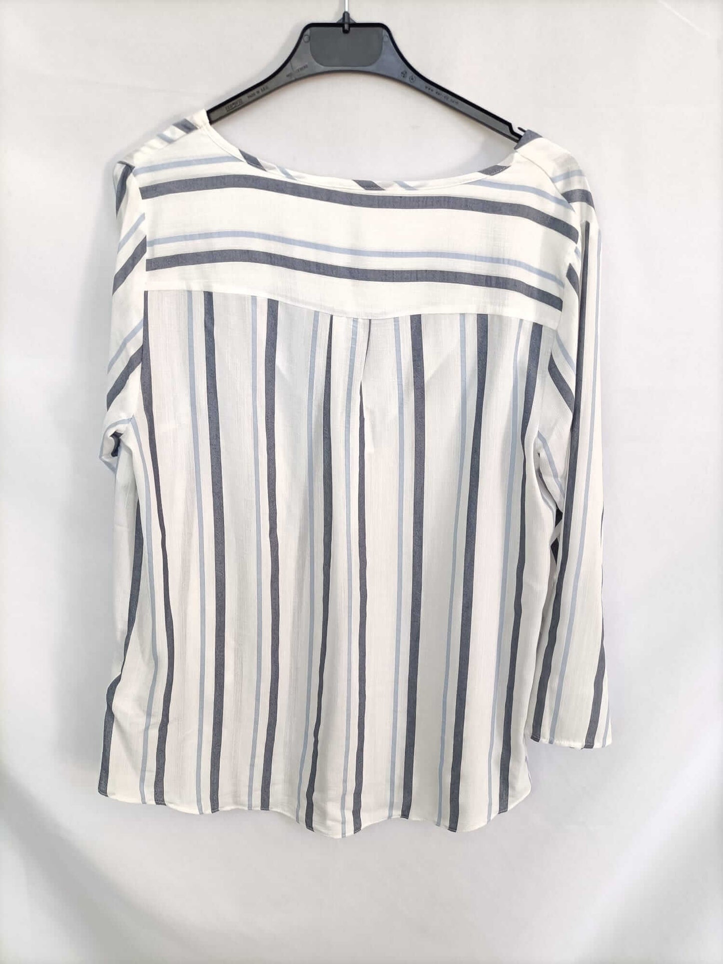 SPRINGFIELD. White striped blouse, size 40