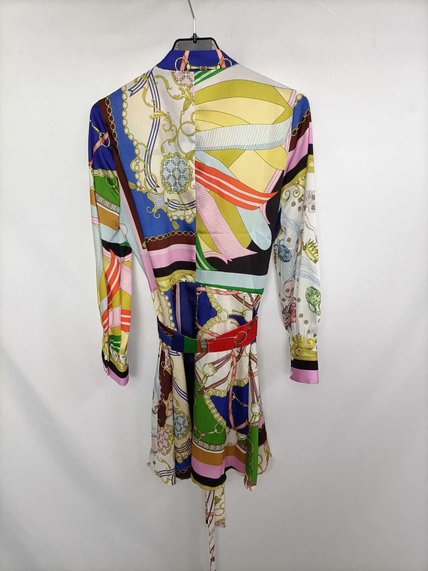 ZARA. Vestido camisero estampado T.xs