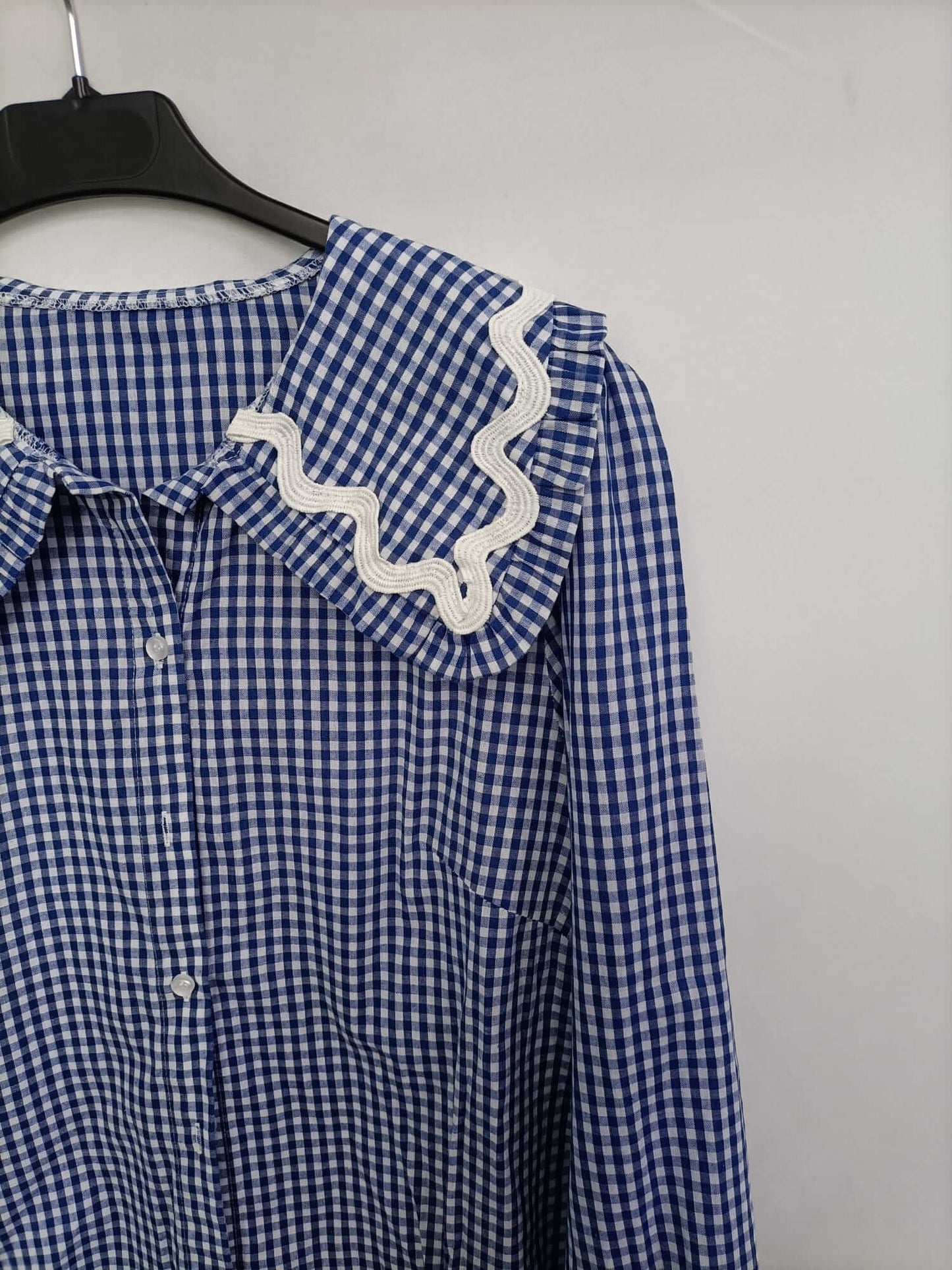 OTRAS. Camisa cuadros vichí azules tu (s/m)