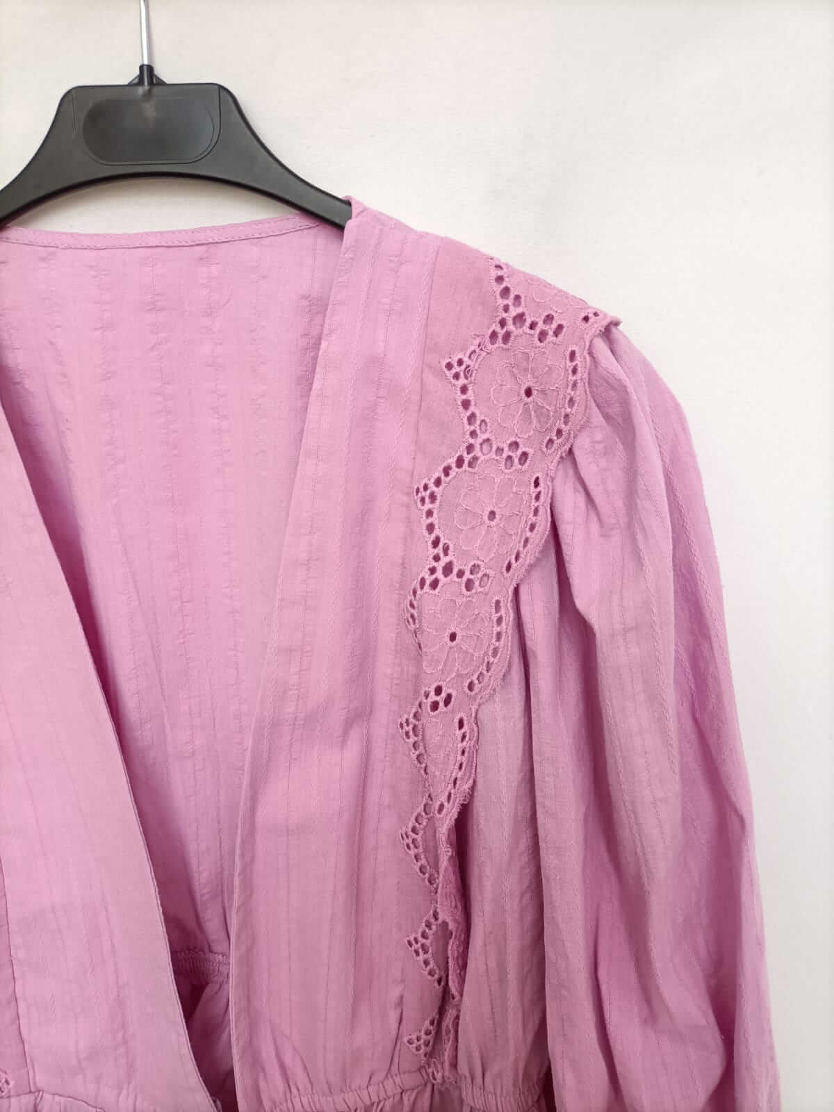 OTRAS. Sobrecamisa/camisa rosa  volante Tu (s/m)