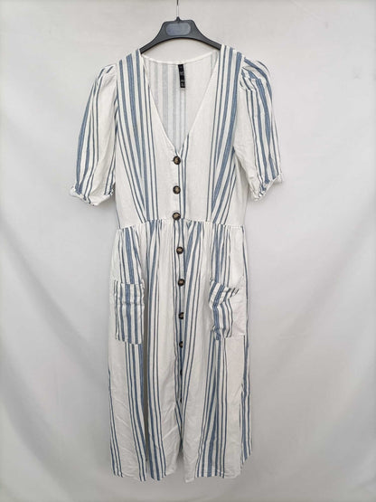 ZARA. Striped midi dress Tm