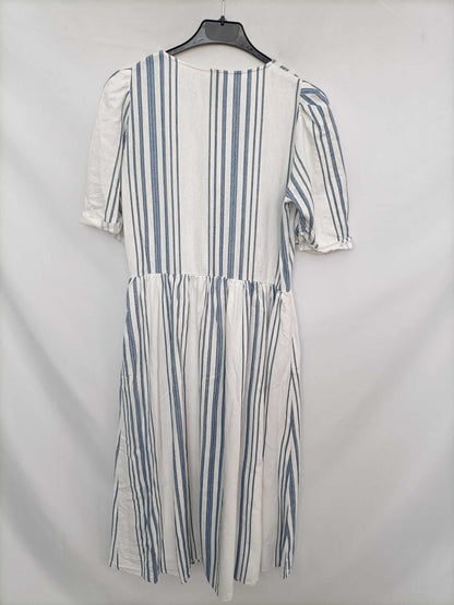 ZARA. Striped midi dress Tm