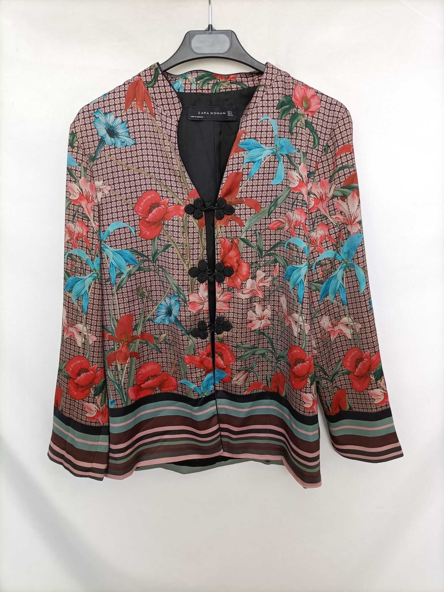 ZARA. Blazer/blusa japonesa T.s