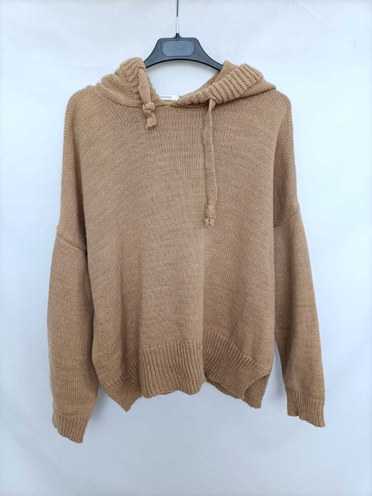 RENATTA&amp;CO. Jesersy camel hood Tu (s/m)