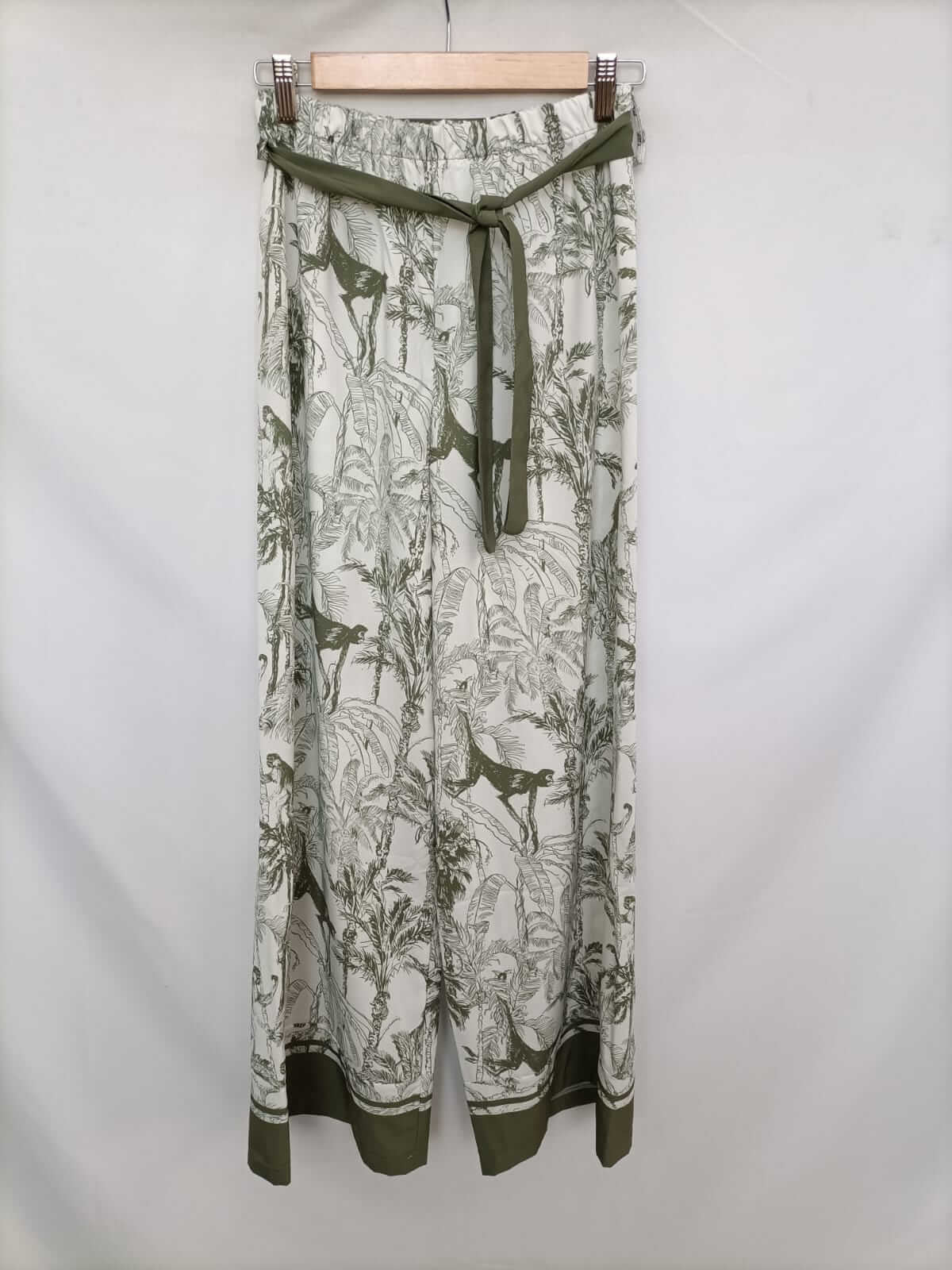 OTHERS. Palazzo Jungle Pants Tu (s/m)