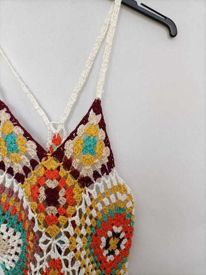 MIA. Vestido midi croché Tu (s/m)