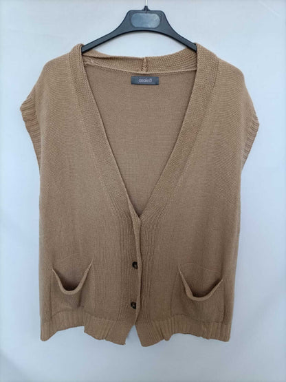 AZALEA. Tu cinnamon buttoned vest (m/l)