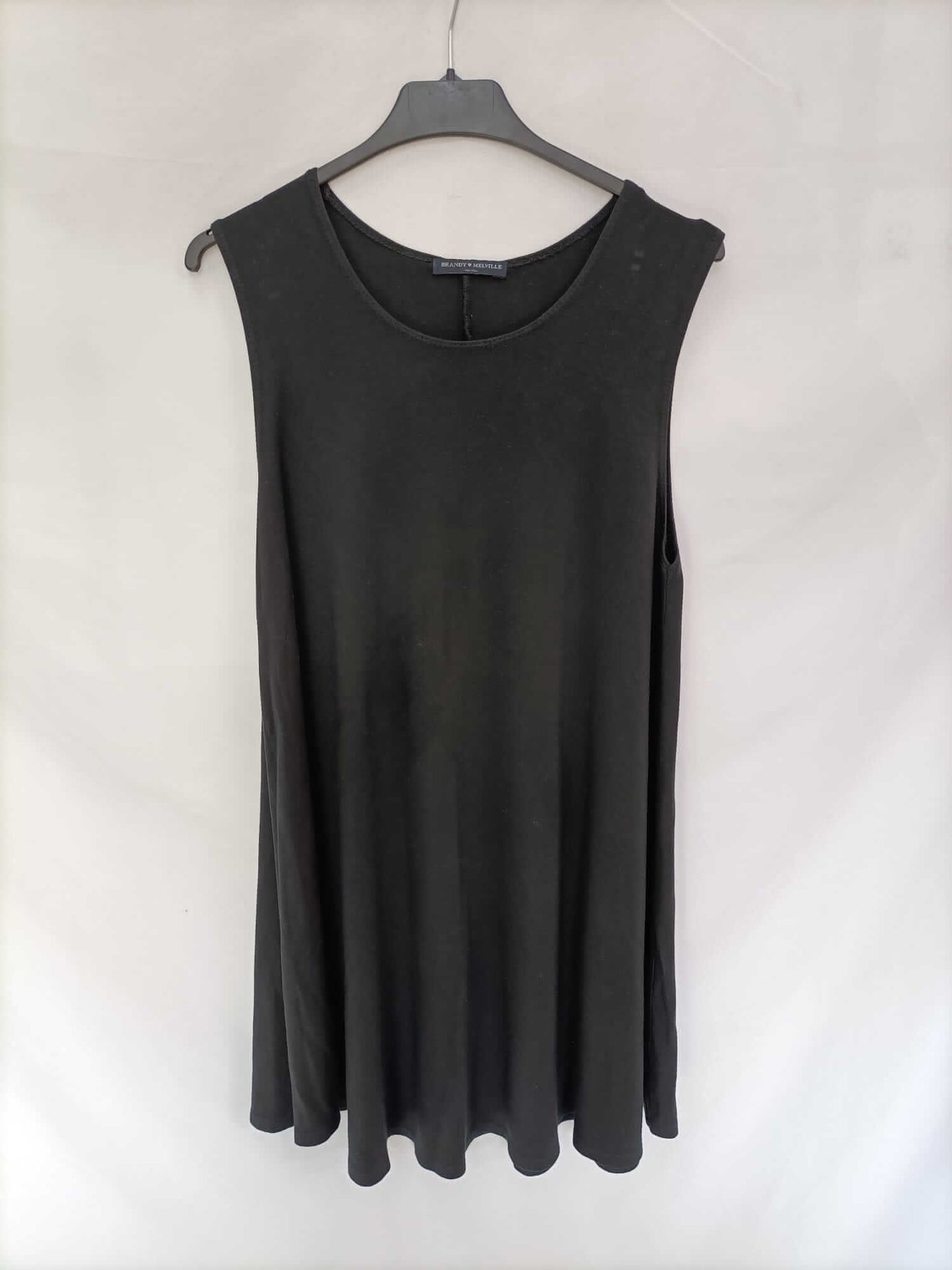 BRANDY MELVILLE. Vestido corto negro Tu (S/M)