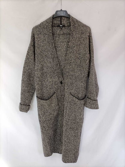 UNIQLO.Abrigo largo entretiempo T.s