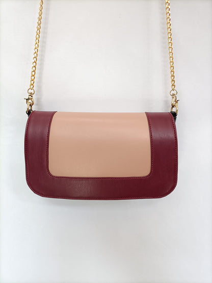 YKK.Bolso negro doble solapa intercambiable