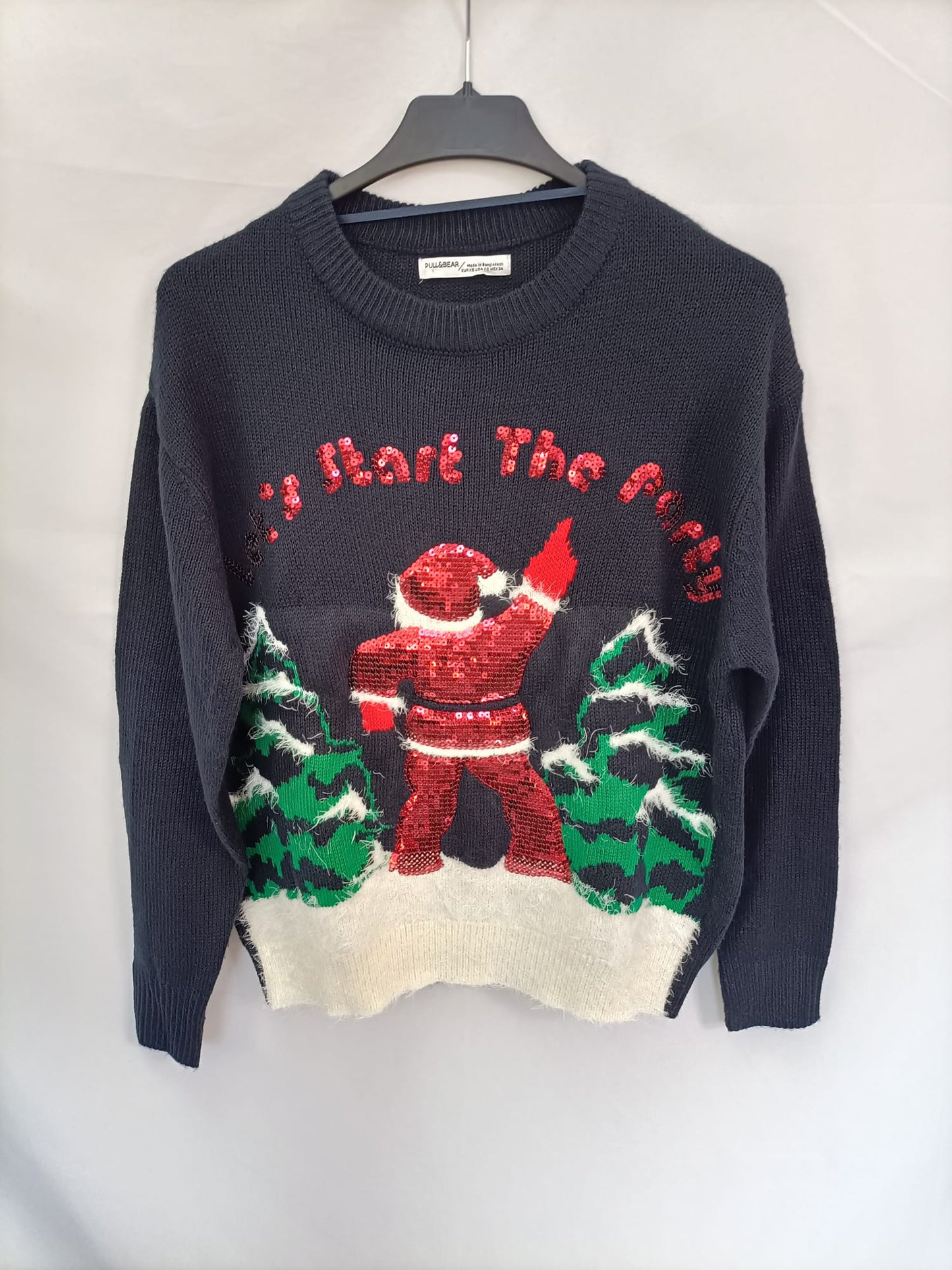 MarketPULL&BEAR.Jersey azul marino T.xs