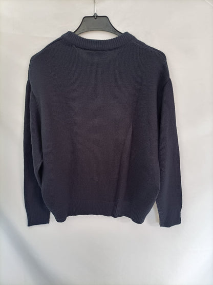 MarketPULL&BEAR.Jersey azul marino T.xs