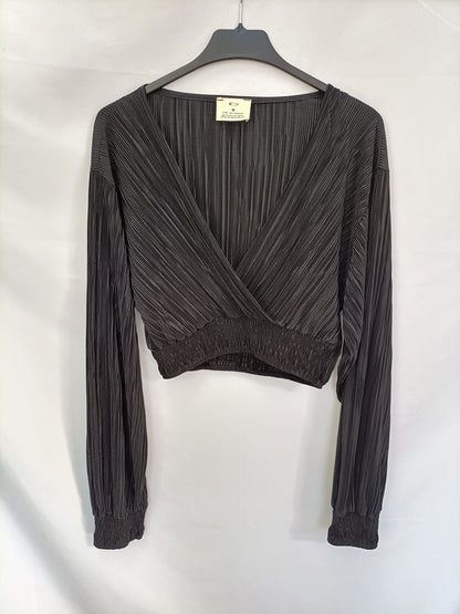 PINS&amp;NEEDLES.Tm pleated black top