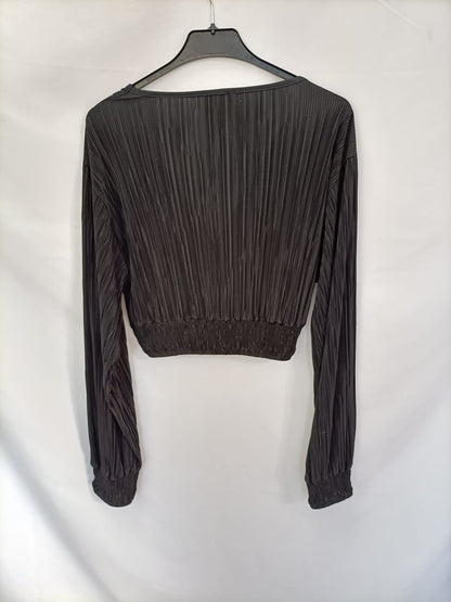PINS&amp;NEEDLES.Tm pleated black top