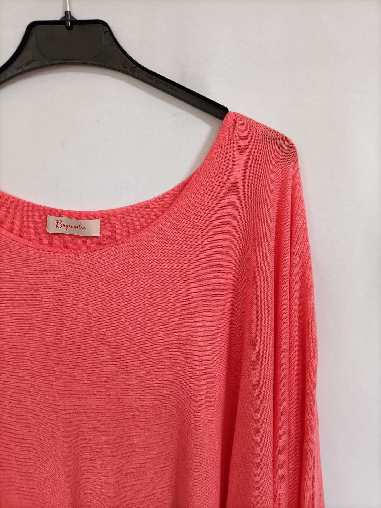 BUGANVILIA. Coral cape style sweater TU (L/XL)