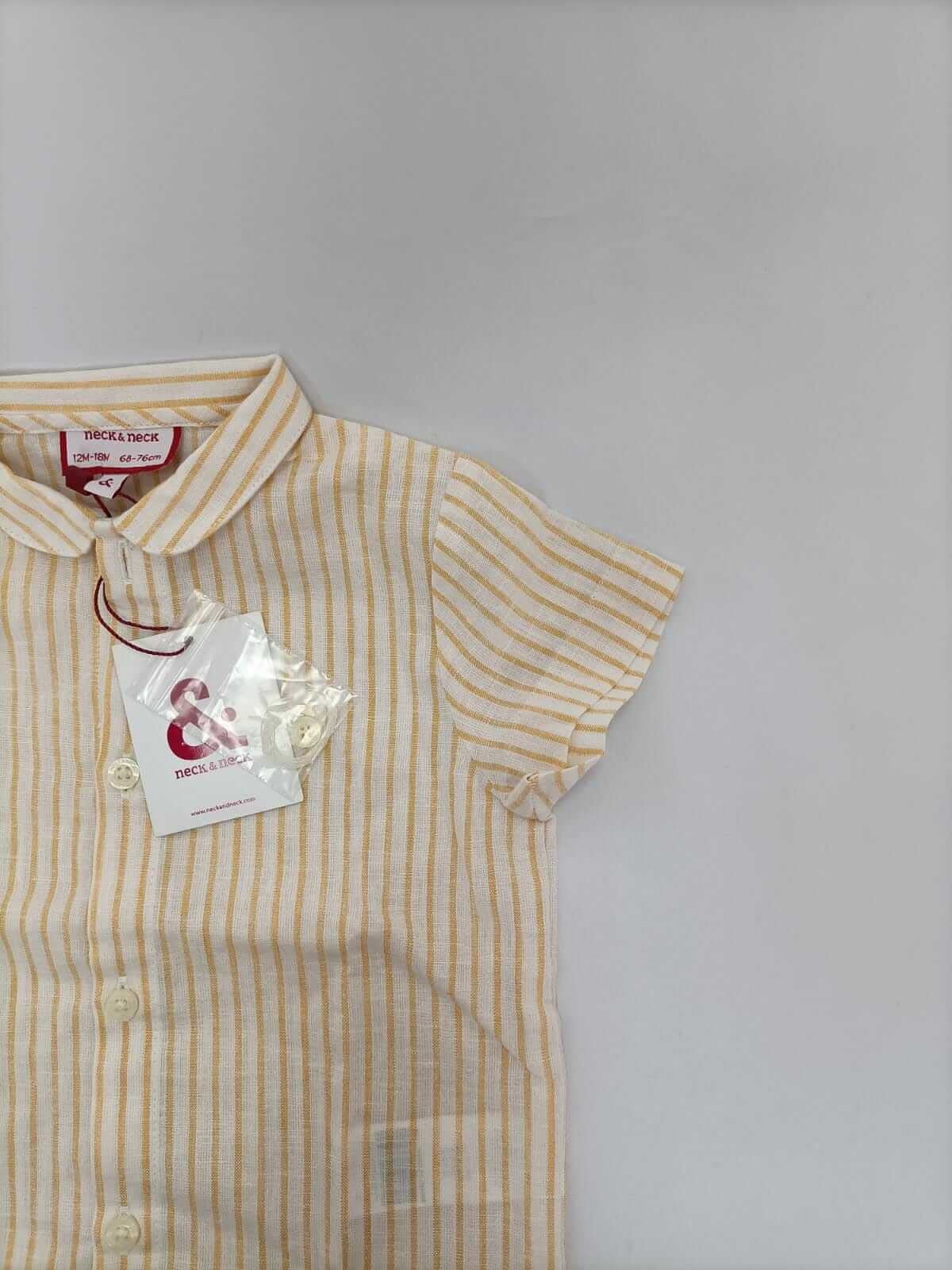 NECK&NECK. Camisa raya T.12/18m