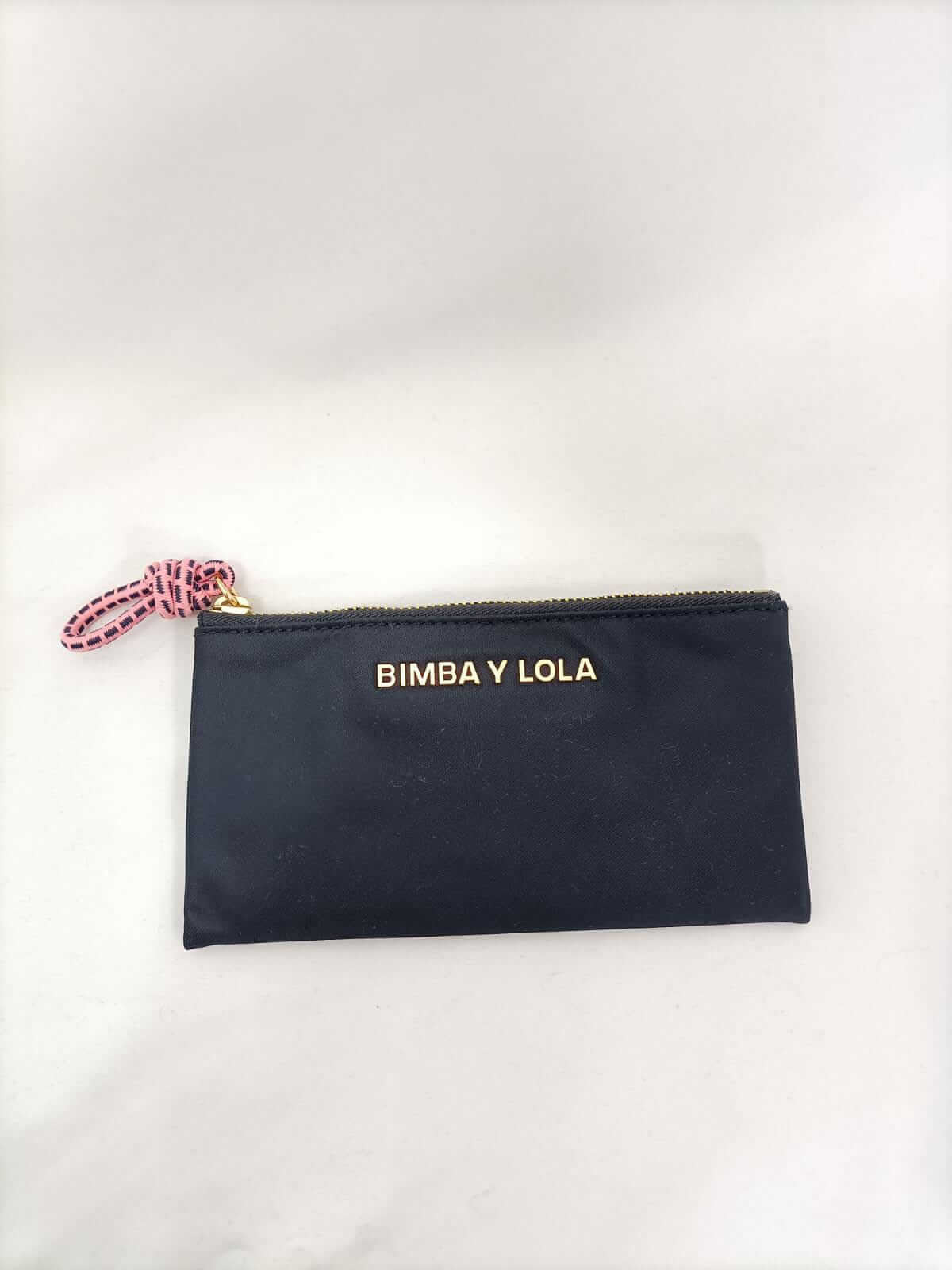 BIMBA Y LOLA. Monedero azul lona