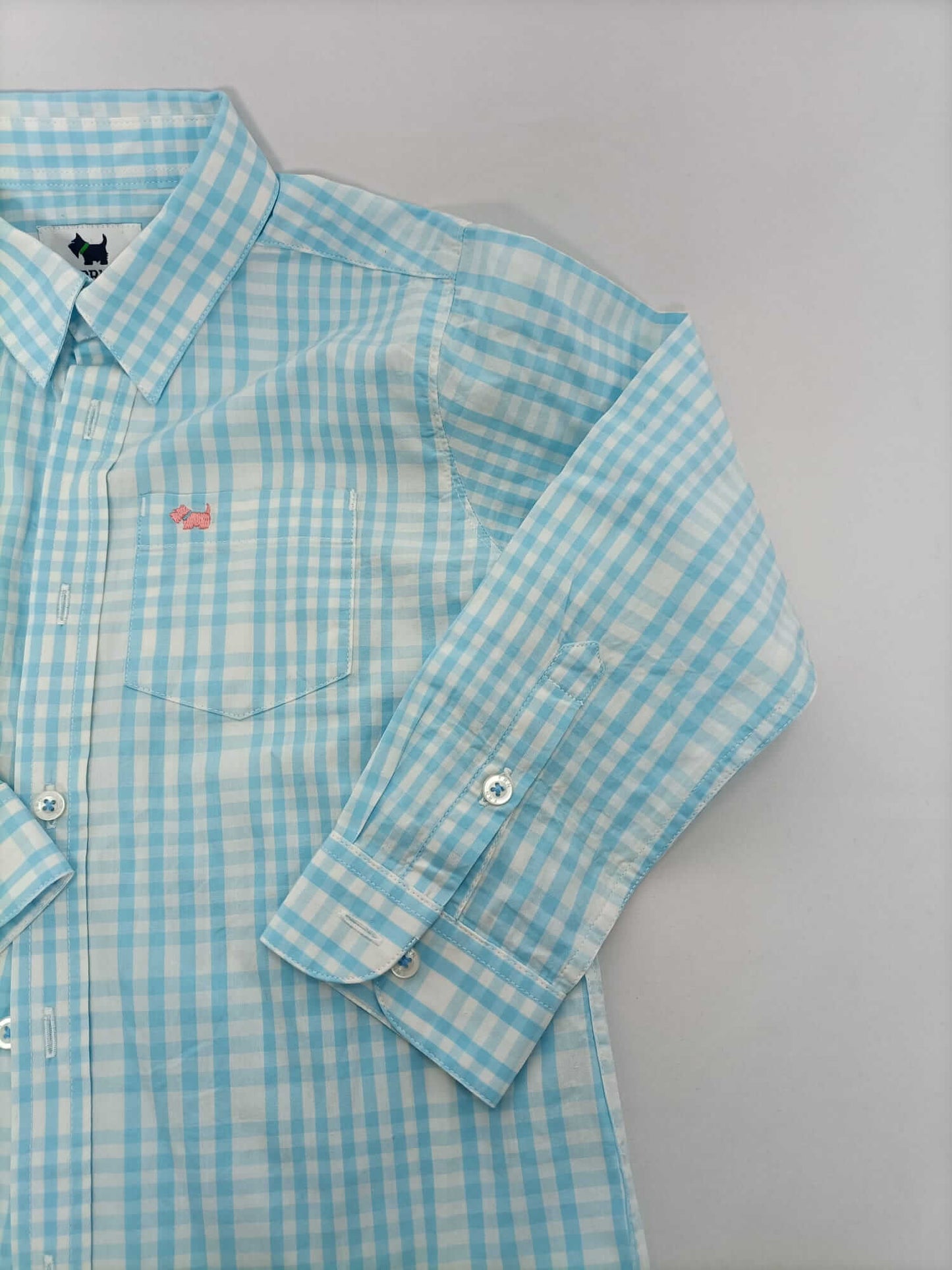 FERRONI. Checkered shirt, 6 years old