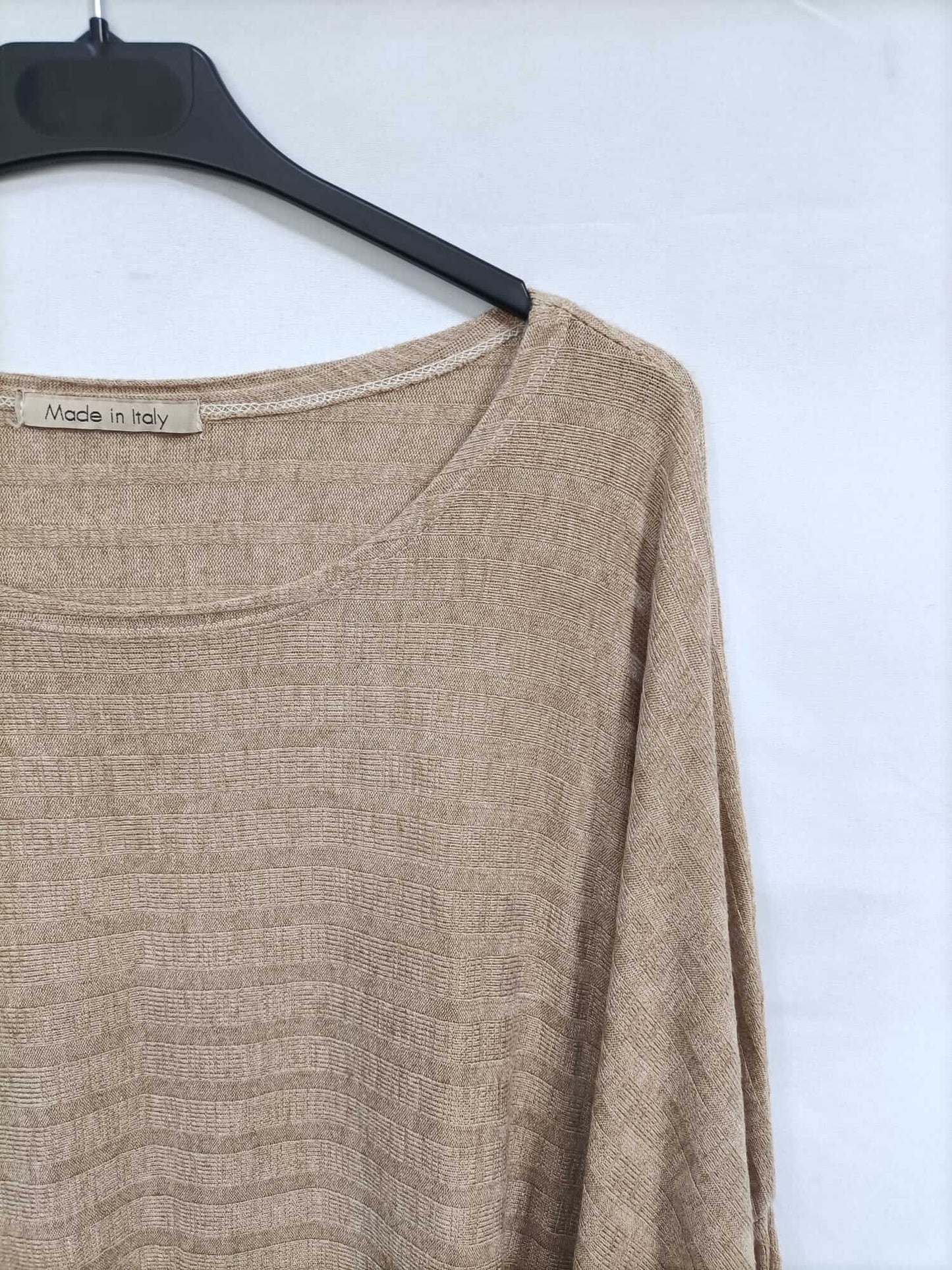 OTRAS. Jersey camel canalé Tu (l/xl)