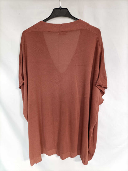 OTRAS. Jersey/top teja jaspeado Tu (l/xl)