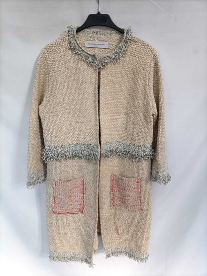 THE EXTREME COLLECTION. Abrigo tweed beige T. xl