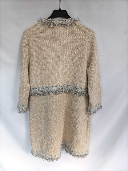 THE EXTREME COLLECTION. Abrigo tweed beige T. xl