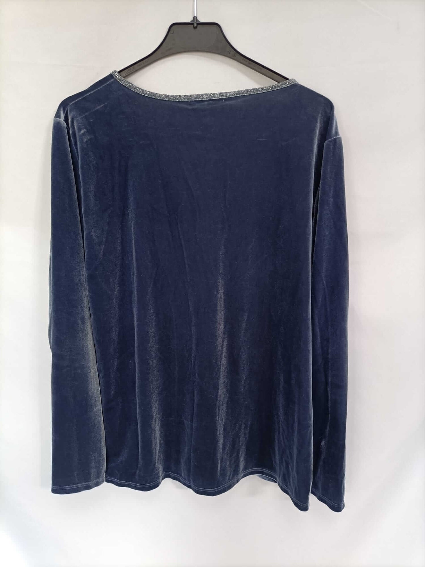 OTHERS. Blue velvet cardigan Tm/l