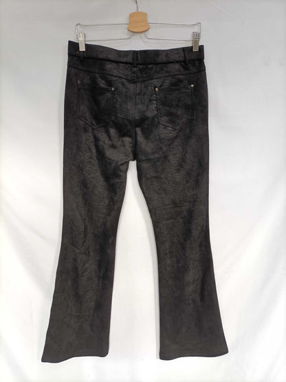 MARKET. FARFALL  ROSSO. Pantalón negro elastico T.xl