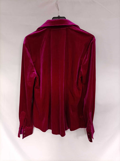 OTRAS. Blusa rosa terciopelo T.l