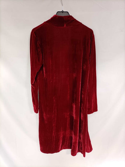 EL VESTIDOR DE BEA. Chaqueta burdeos larga T.u