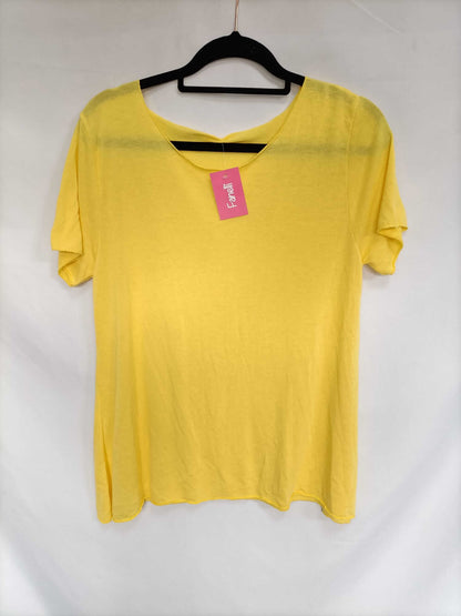 FANELLI. Camiseta punto amarillas Tu (l/xl)