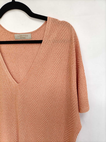 market.EL CORTE INGLES. Top jaspeado naranja T.l