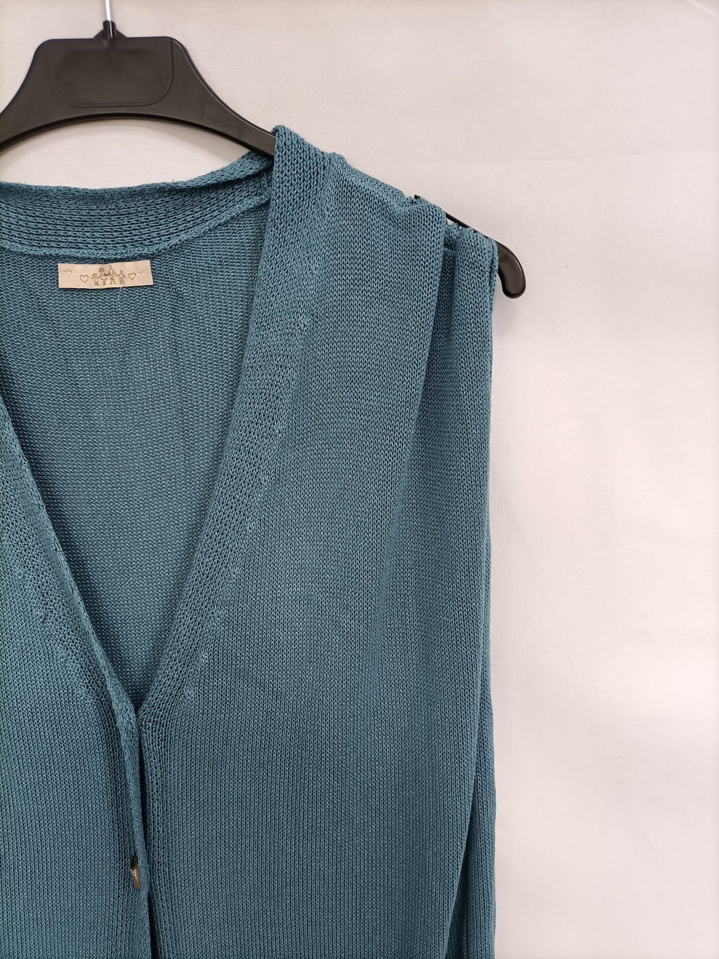 OTHERS. Blue knitted vest Your